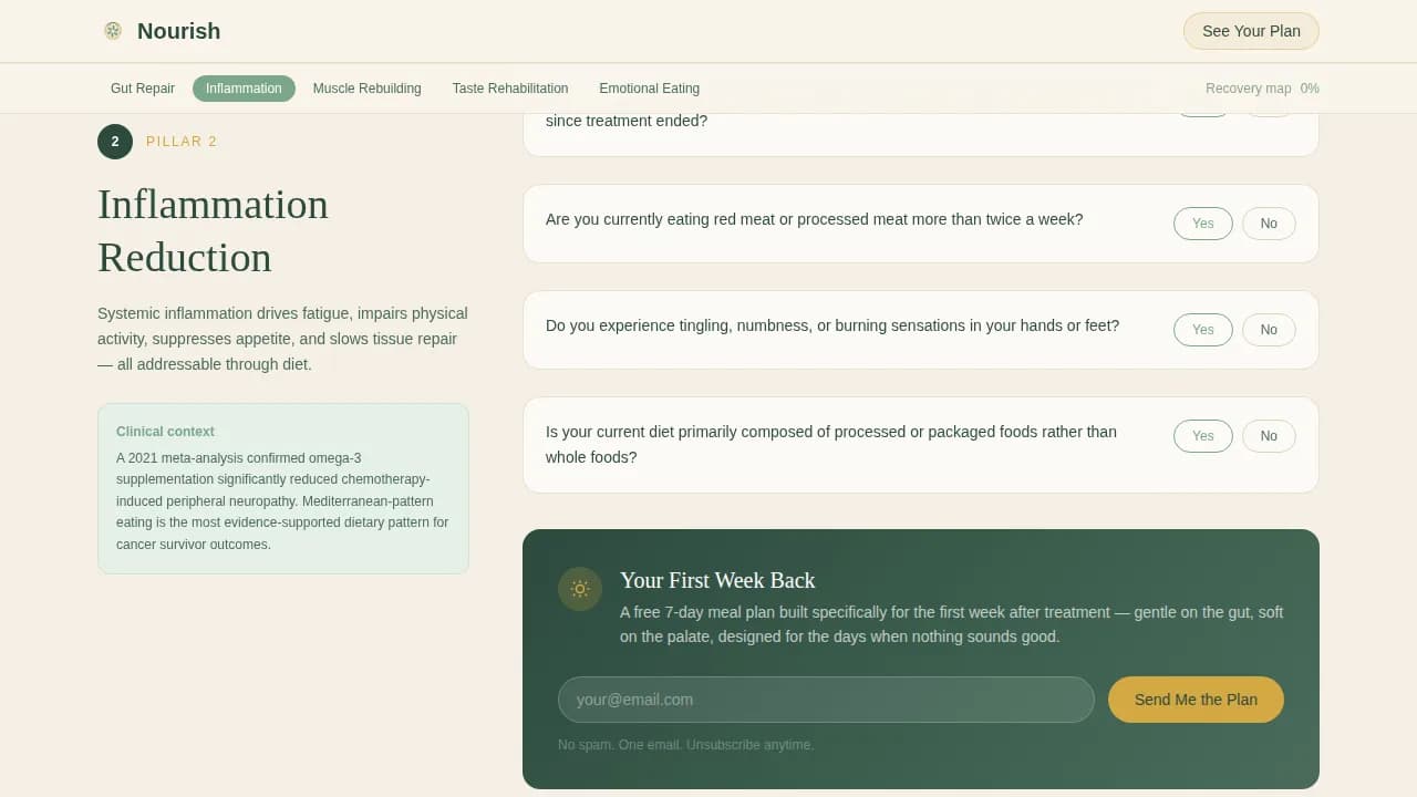 Expert Cancer Recovery Care Professional Website Template