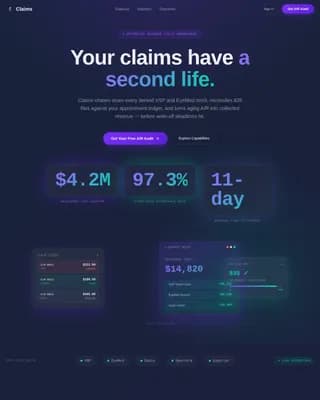 Optometry Software Appointment Booking Website Template