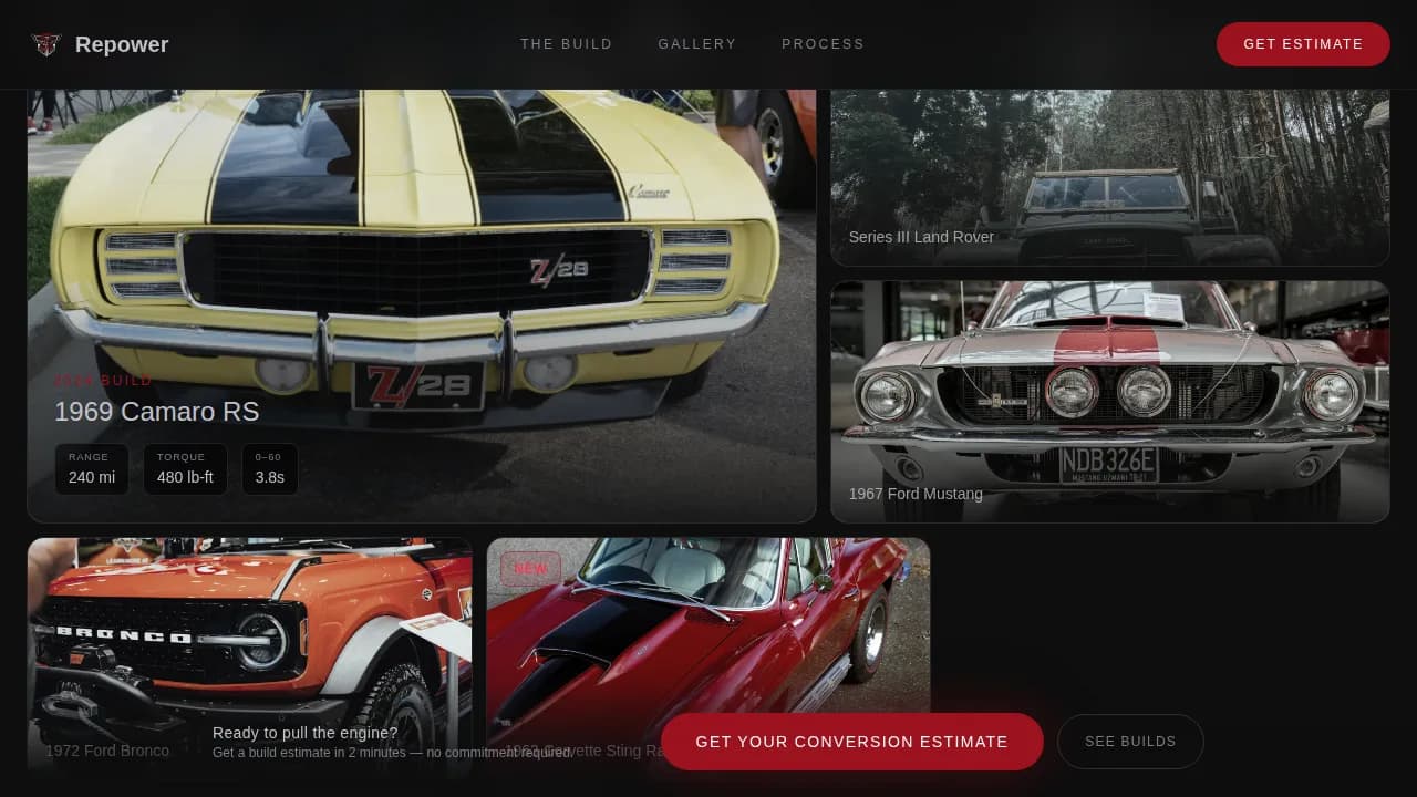 Electric Vehicle & EV Professional Website Template