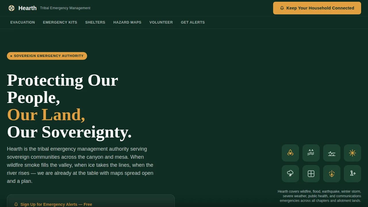 Specialist Emergency Management Government Professional Website Template