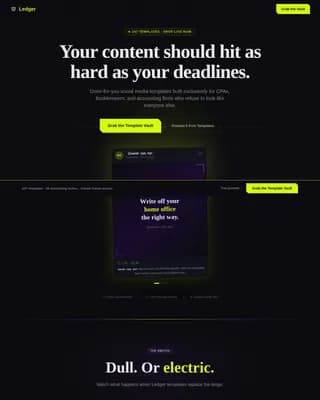 Accounting Digital Presence Portfolio & Case Study Website Template