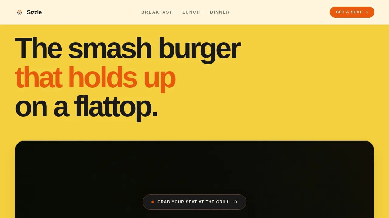 Specialist Meat & Seafood Professional Website Template