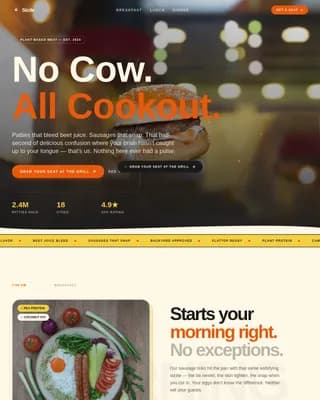Specialist Meat & Seafood Professional Website Template