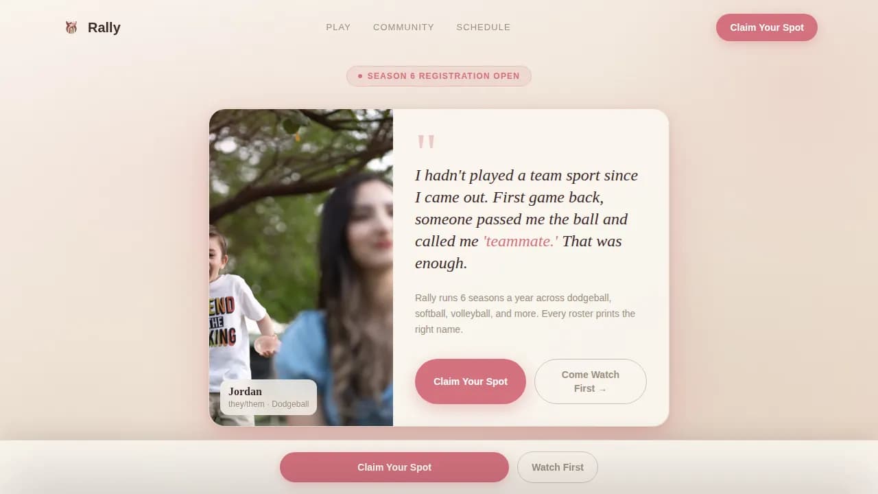 Advanced LGBTQ+ Organization Reviews & Social Proof Website Template