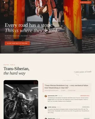 Travel Blog & Media Professional Website Template