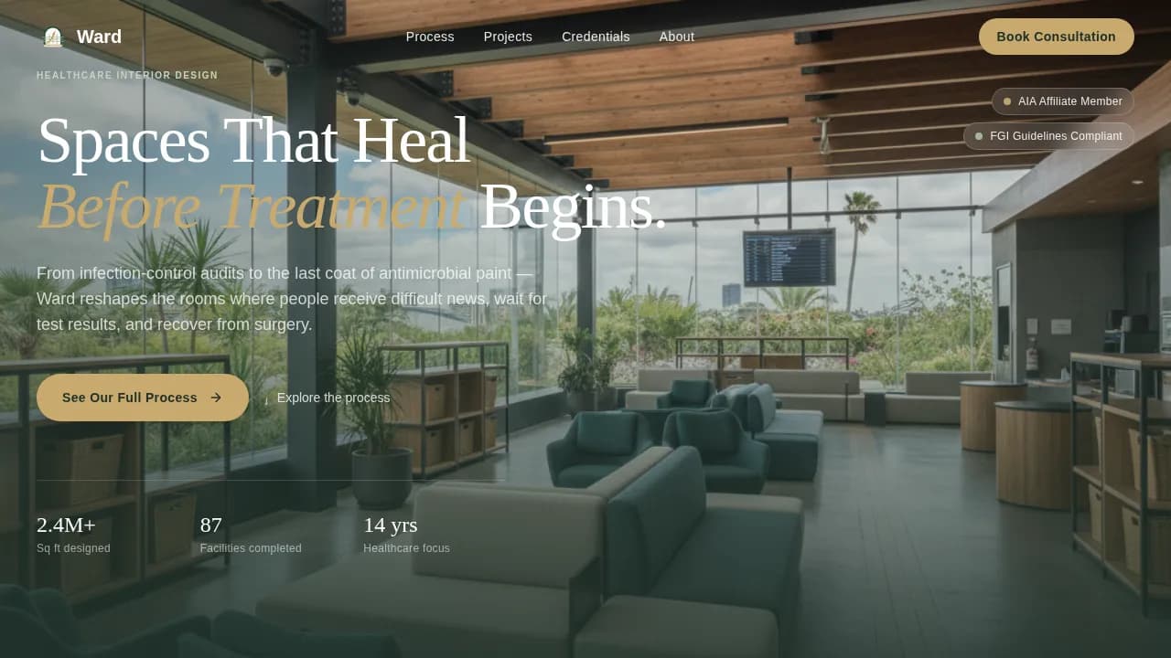 Hospital & Clinic Construction Booking Website Template