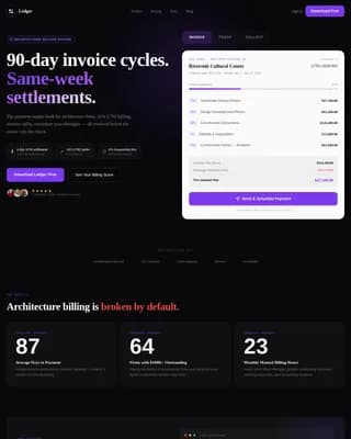 Complete Architecture Firm Software Professional Website Template