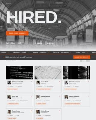 Portfolio — Bold International Career Landing Page Template