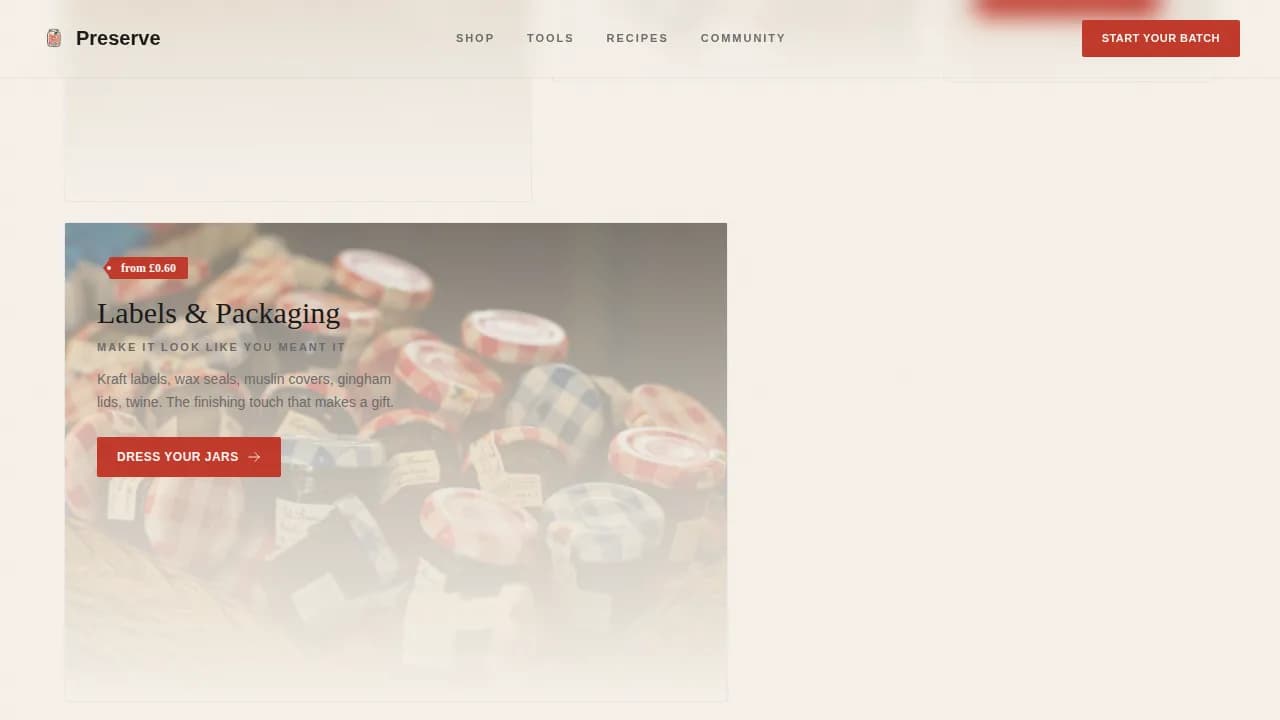 Hobby & Passion Supplies Professional Website Template