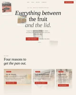 Hobby & Passion Supplies Professional Website Template