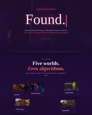 Stream — Neon Streaming Platform Landing Page Template
