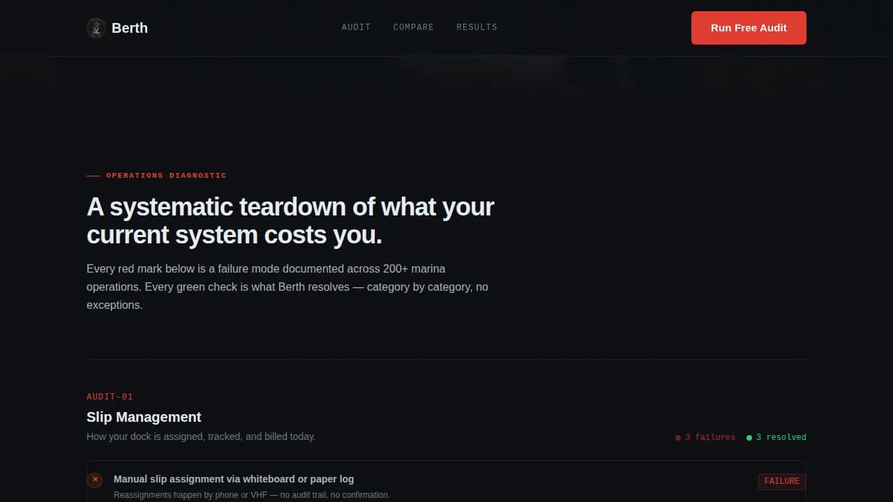 Port & Harbor Comparison Website Template