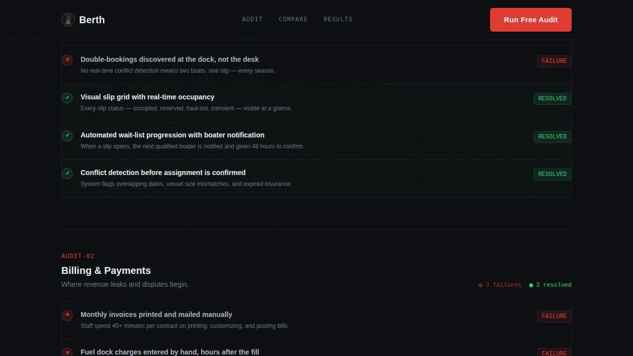Port & Harbor Comparison Website Template