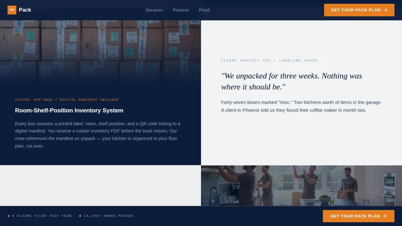 Complete Moving & Relocation Professional Website Template