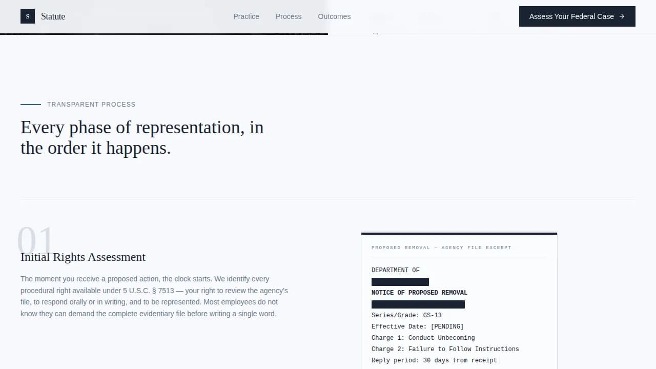 Protector — Trusted Government Legal Landing Page Template