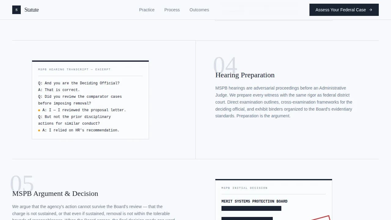 Protector — Trusted Government Legal Landing Page Template