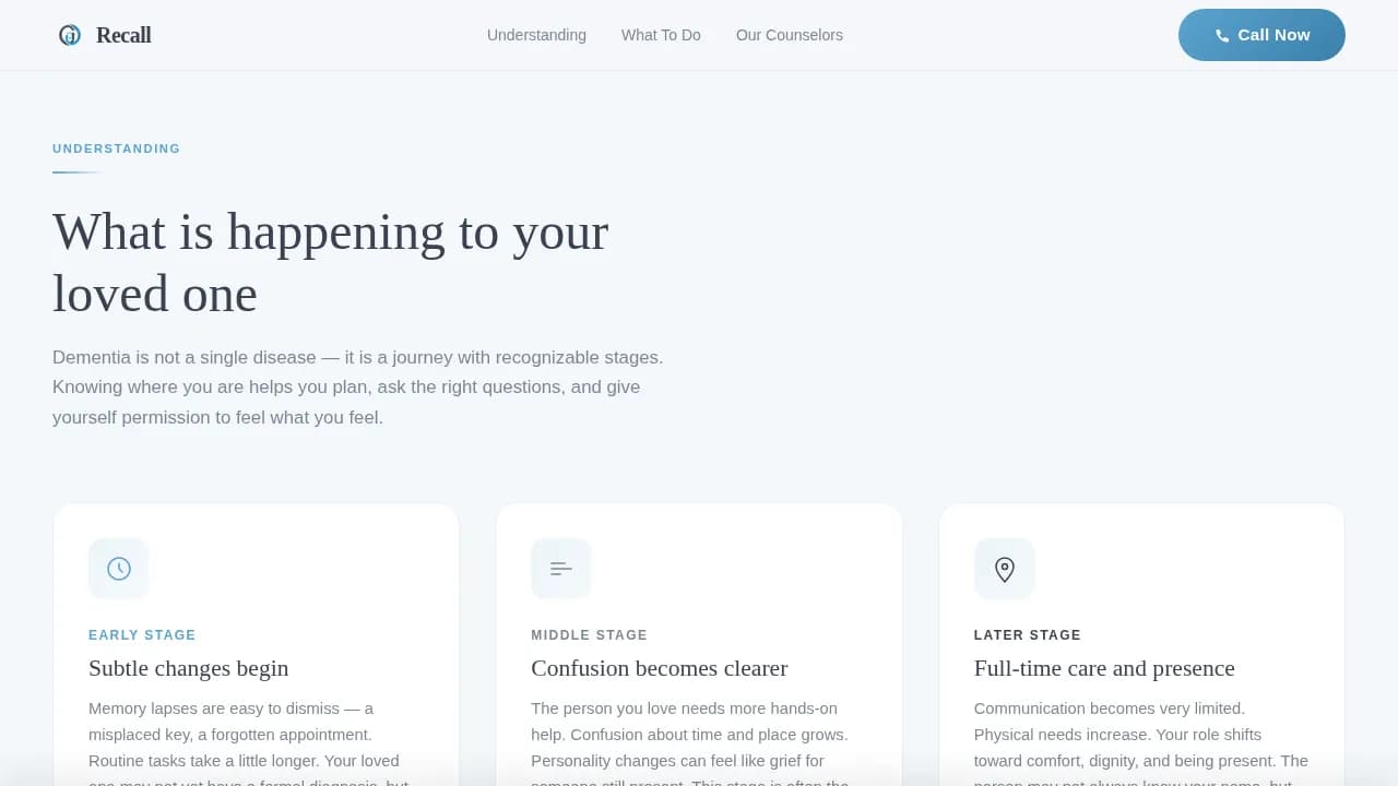 Senior & Elder Blog Website Template
