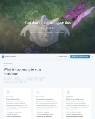 Senior & Elder Blog Website Template