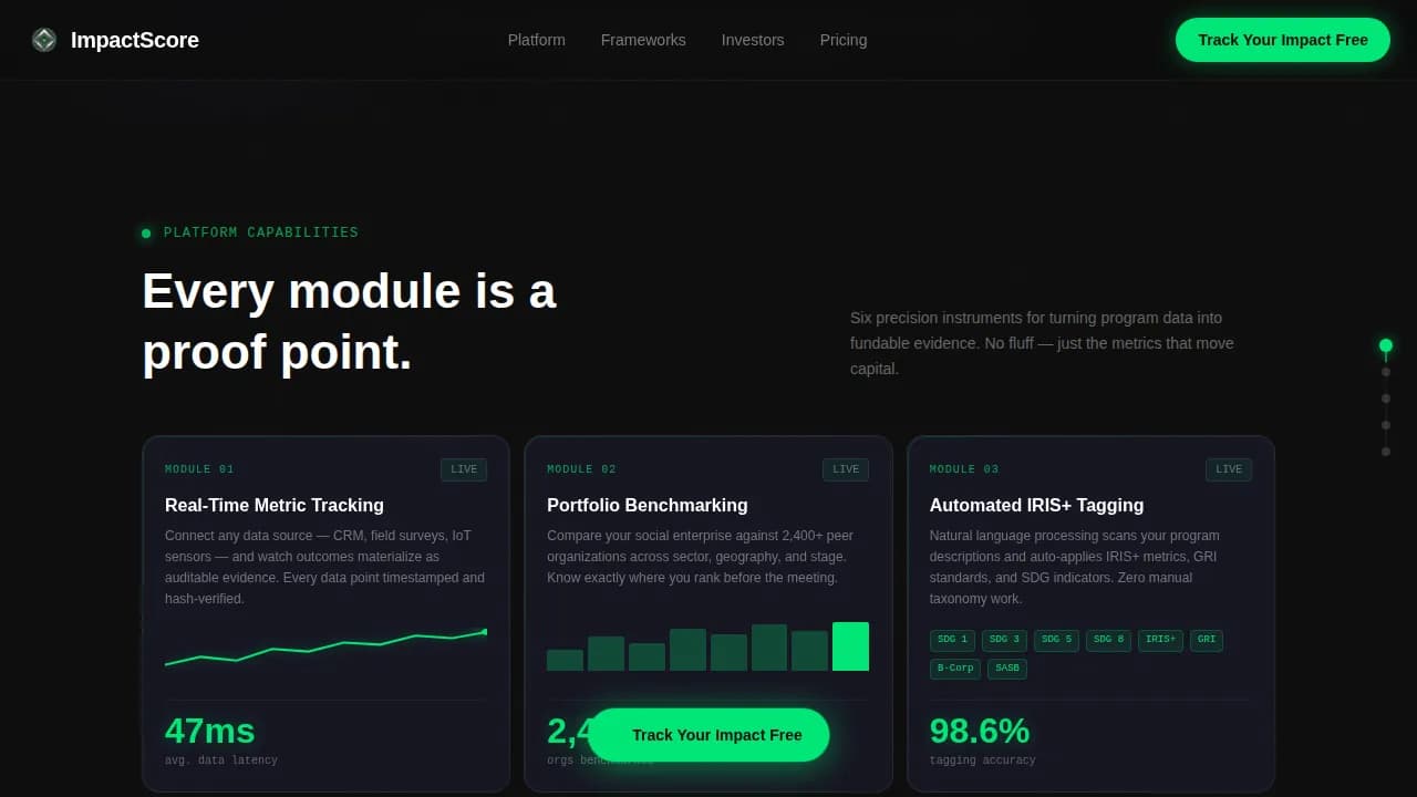 Velocity — Dynamic Social Enterprise Landing Page Template