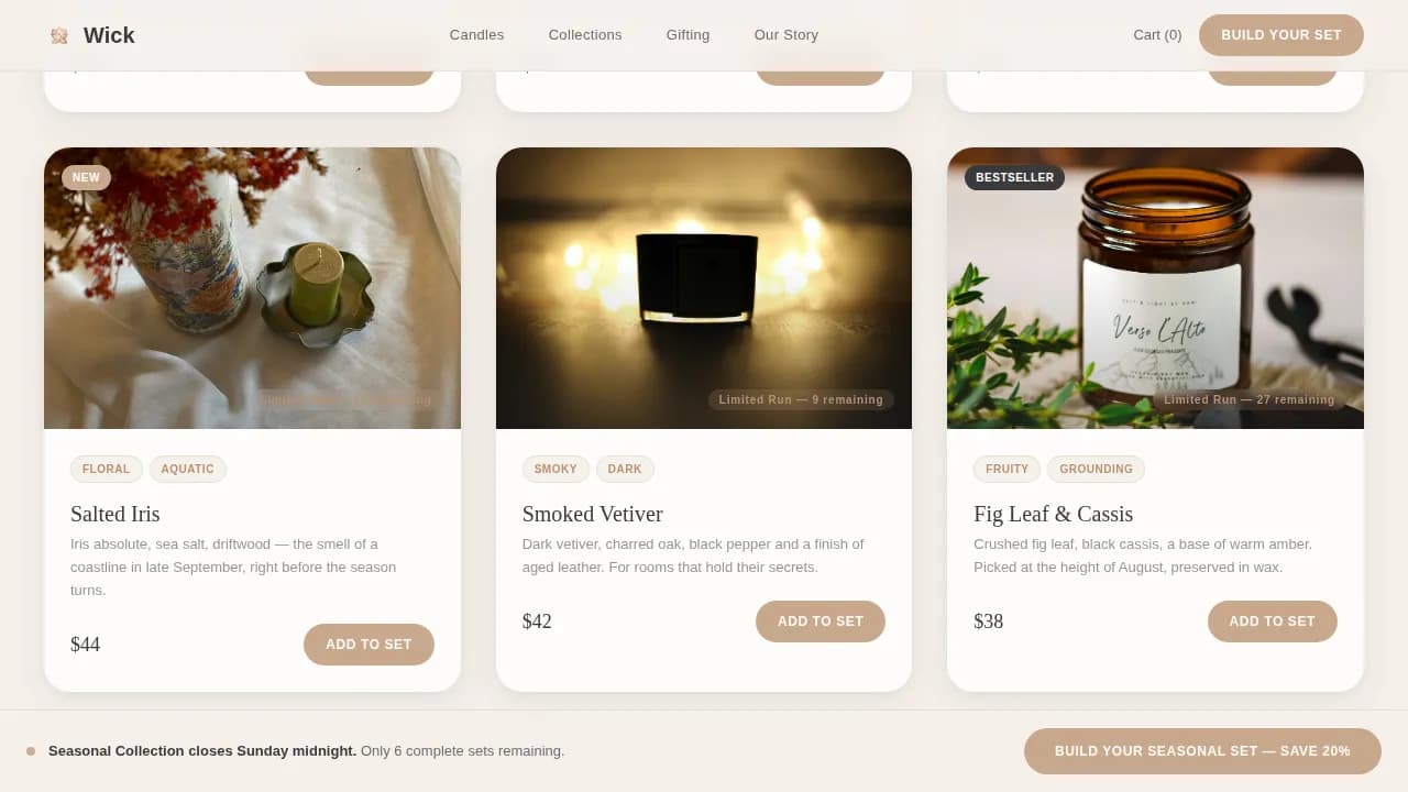 Complete Gift & Specialty Store Professional Website Template