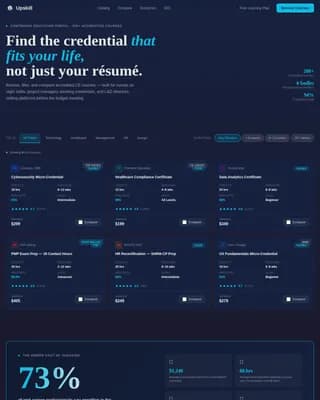 Master — Course Discovery Education Landing Page Template