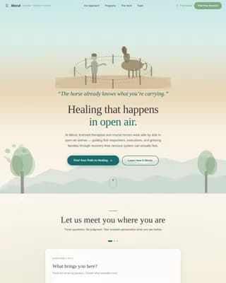 Wellness Modalities Appointment Booking Website Template