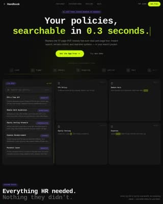 Specialist Internal Knowledge Base Professional Website Template