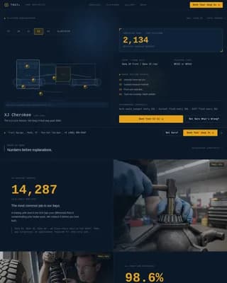 Torque — Expert Jeep Transmission Landing Page Template