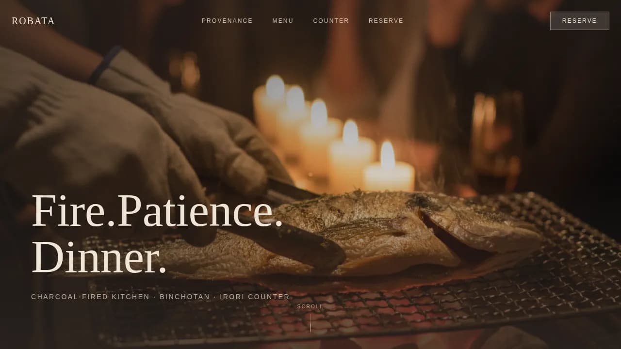 Premium Regional & Specialty Restaurant Appointment Booking Website Template