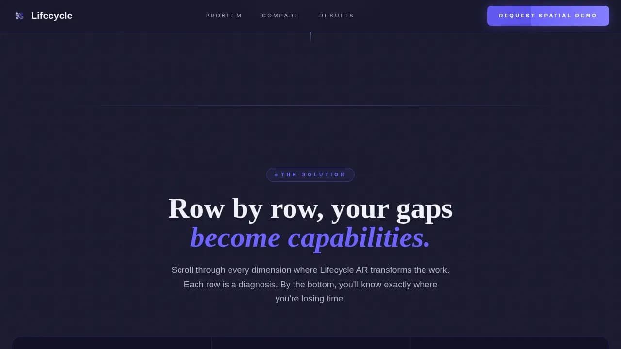 AR-Enhanced Enterprise Software Portfolio Website Template