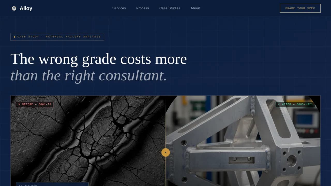 Aluminum Products & Booking Website Template