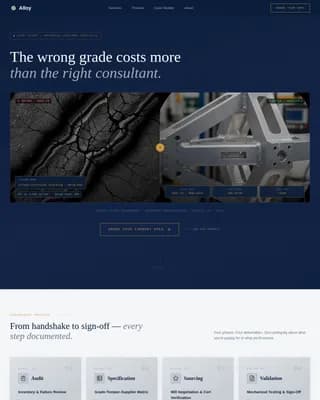 Aluminum Products & Booking Website Template