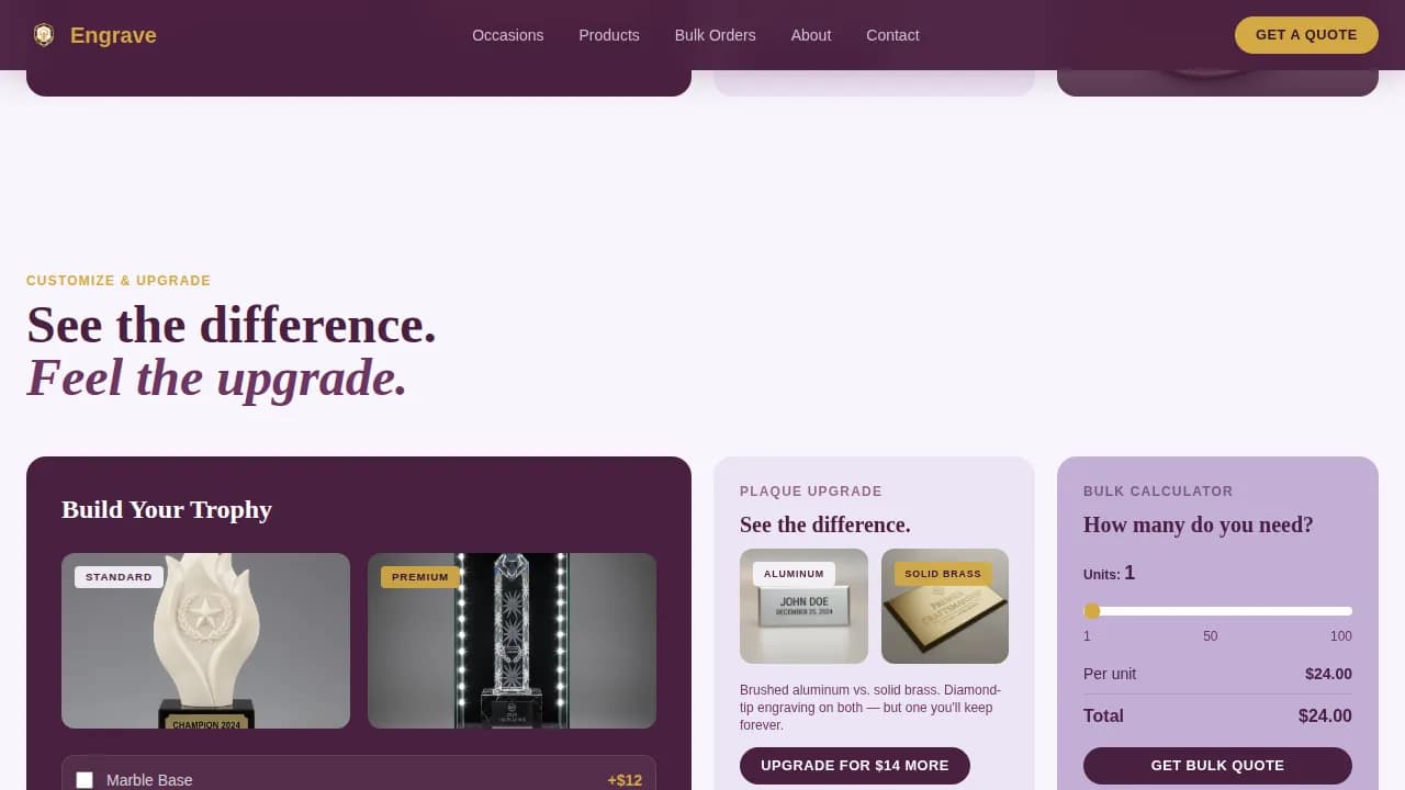 Local Brick & Mortar Business Professional Website Template