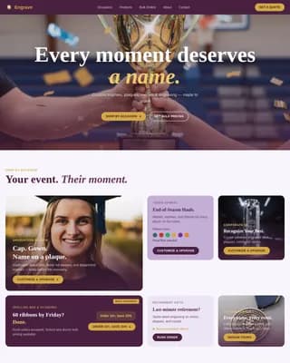 Local Brick & Mortar Business Professional Website Template