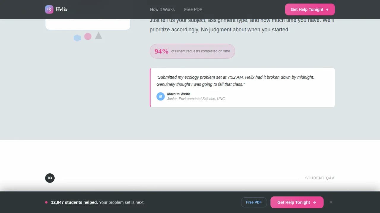 Catalyst — Rapid Biology Tutoring Landing Page Template