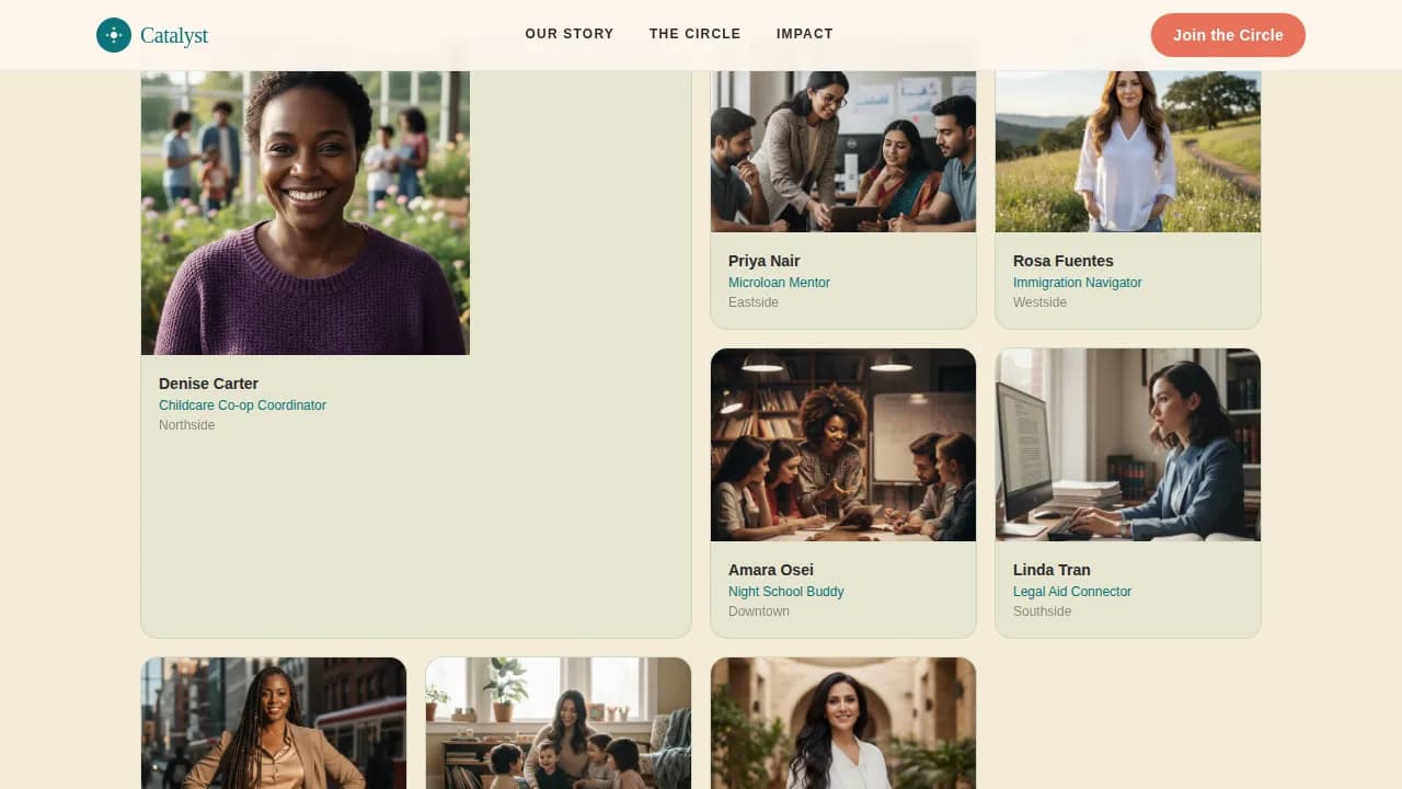 Advanced Women's Empowerment Nonprofit Professional Website Template