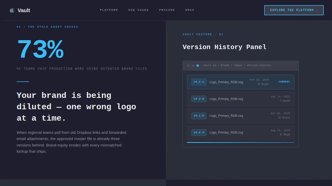 Design System & Component Library Reviews & Social Proof Website Template