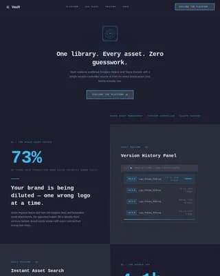 Design System & Component Library Reviews & Social Proof Website Template