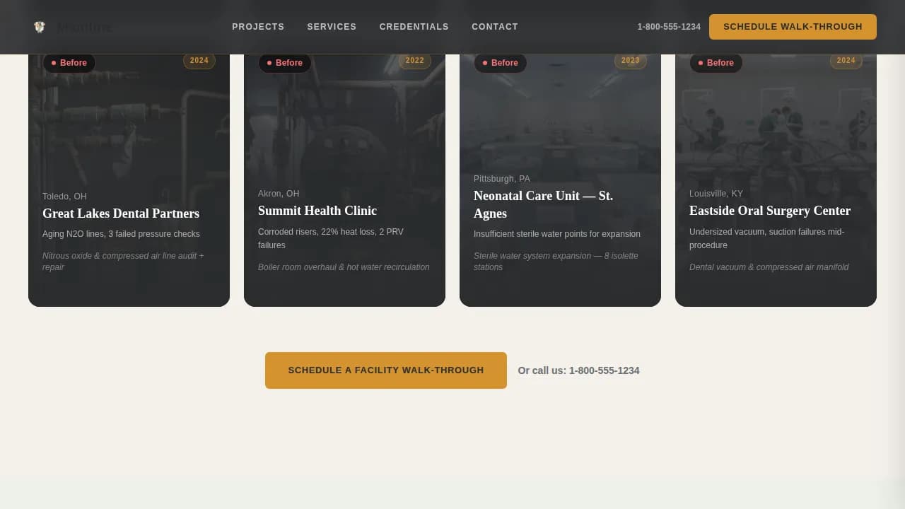 Advanced Hospital & Clinic Construction Appointment Booking Website Template