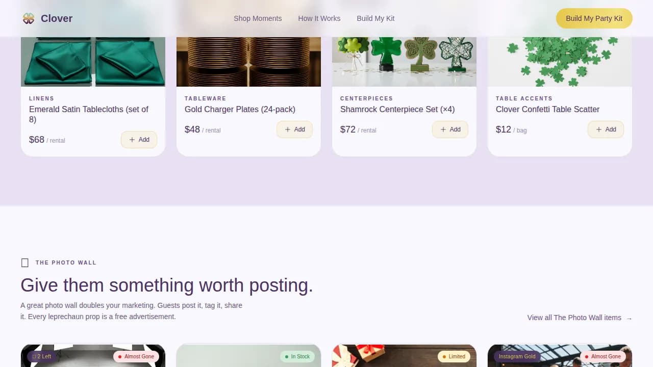 Complete St. Patrick's Day Business Pre-Launch & Coming Soon Website Template