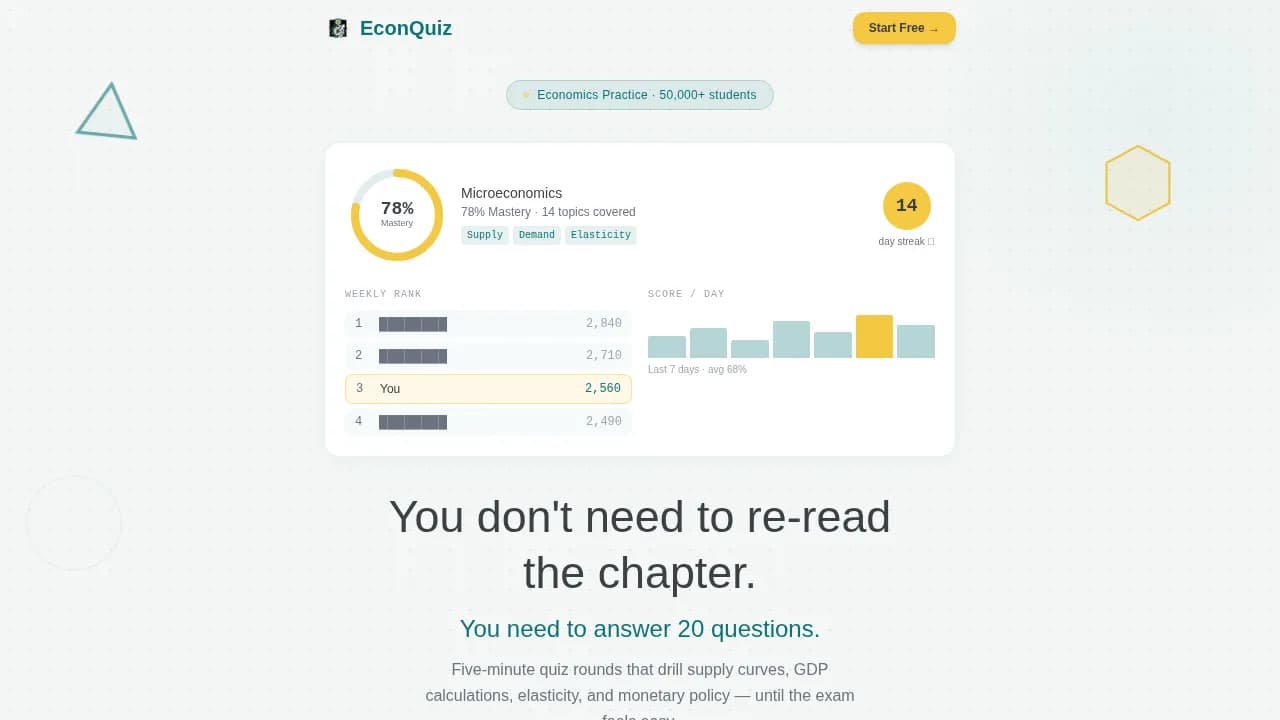 Economics Education Careers & Recruitment Website Template