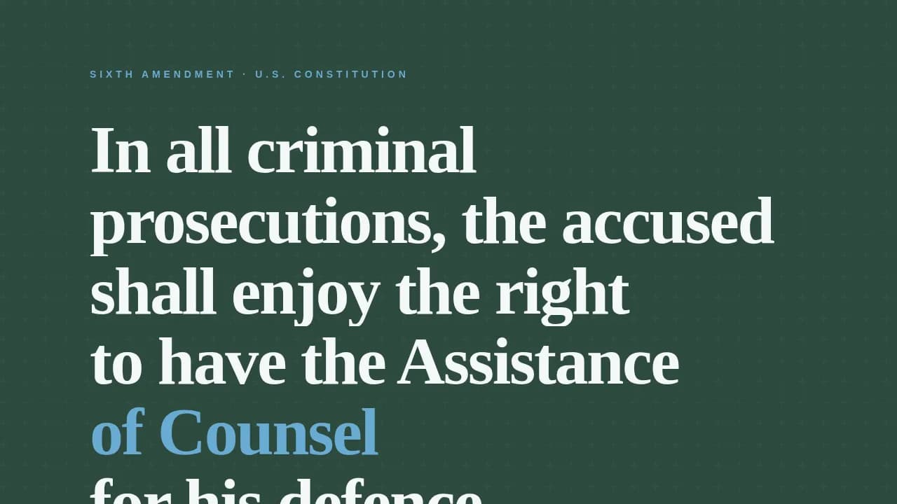 Counsel — Expert Public Defense Landing Page Template