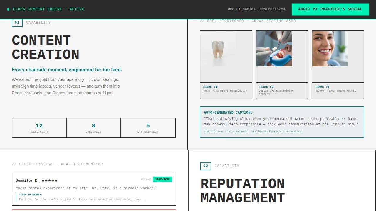Dental Software Portfolio & Case Study Website Template