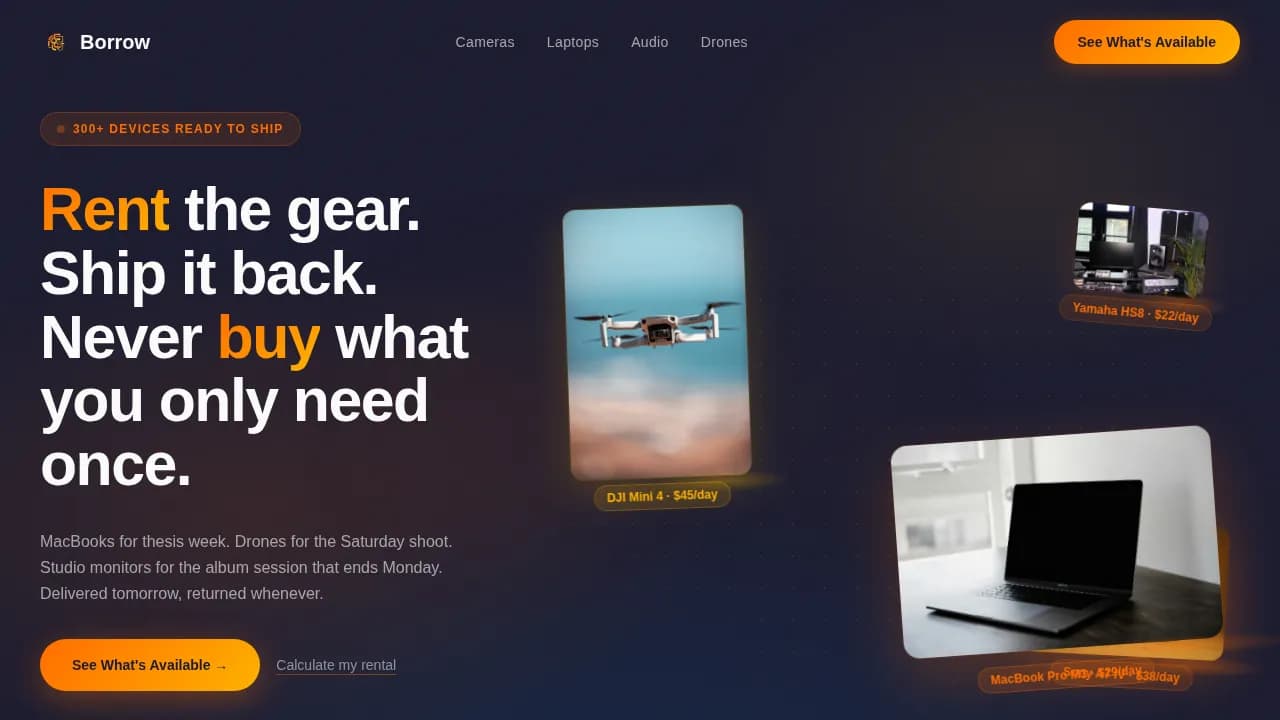 Electronics E-Commerce Pricing Website Template