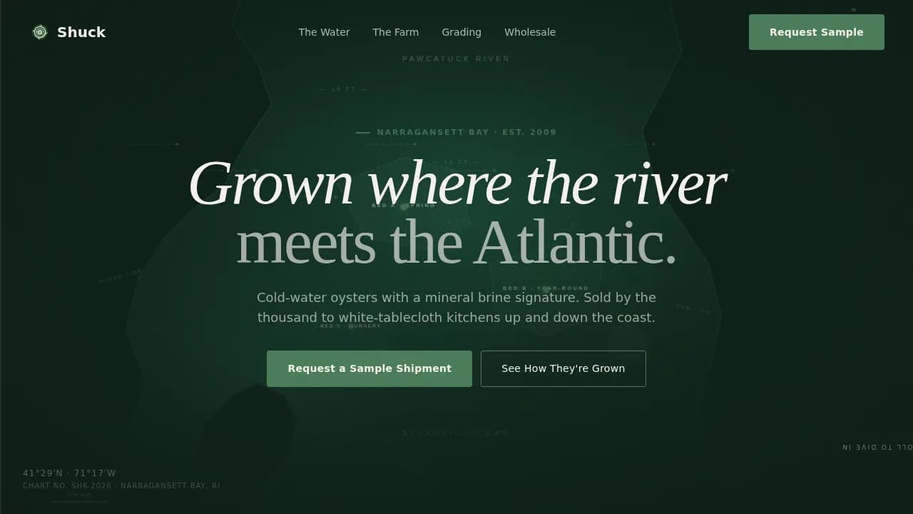 Fishery & Aquaculture Professional Website Template