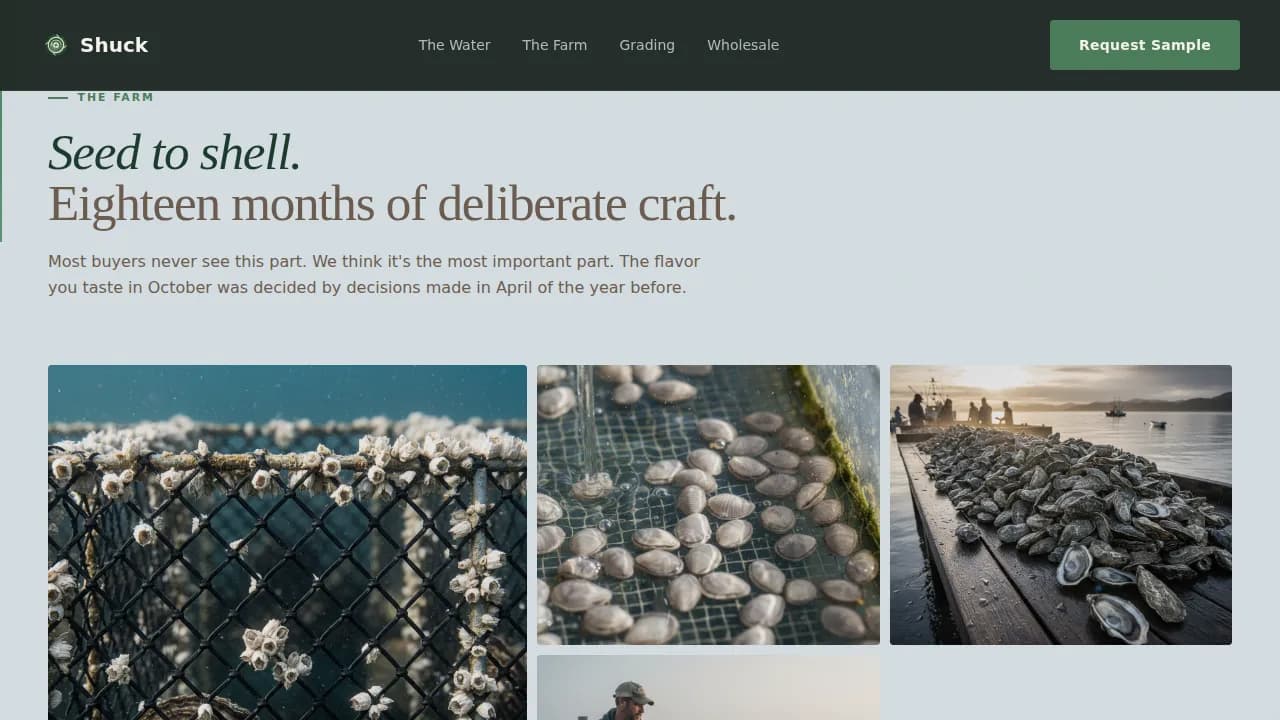Fishery & Aquaculture Professional Website Template