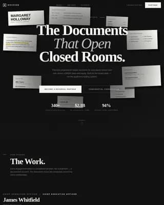 Advanced Executive & C-Suite Career Careers & Recruitment Website Template