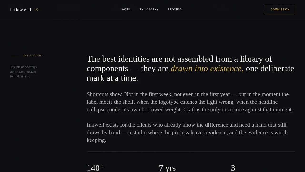 Specialist Design Portfolio Portfolio & Case Study Website Template