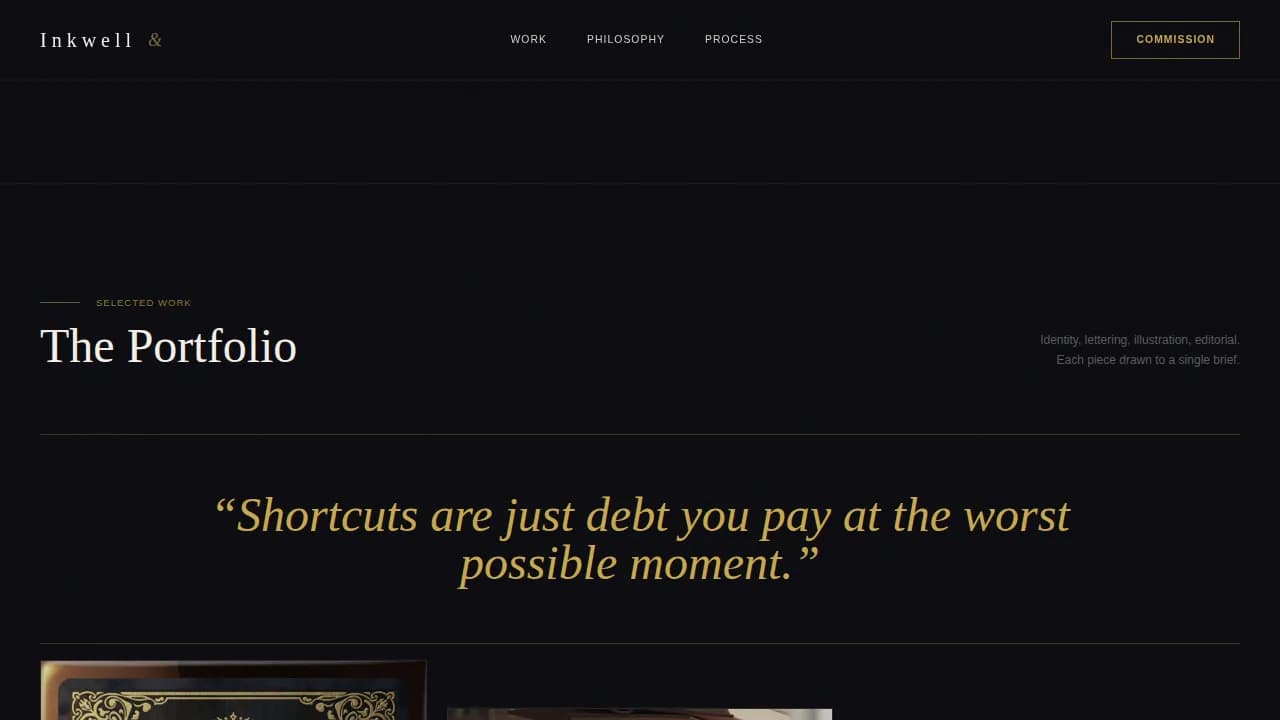 Specialist Design Portfolio Portfolio & Case Study Website Template