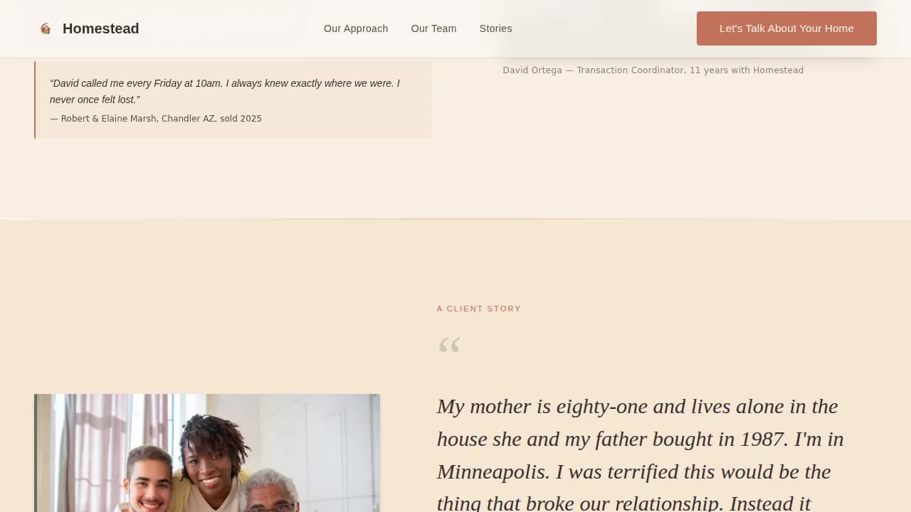 Sanctuary — Specialist Senior Housing Landing Page Template